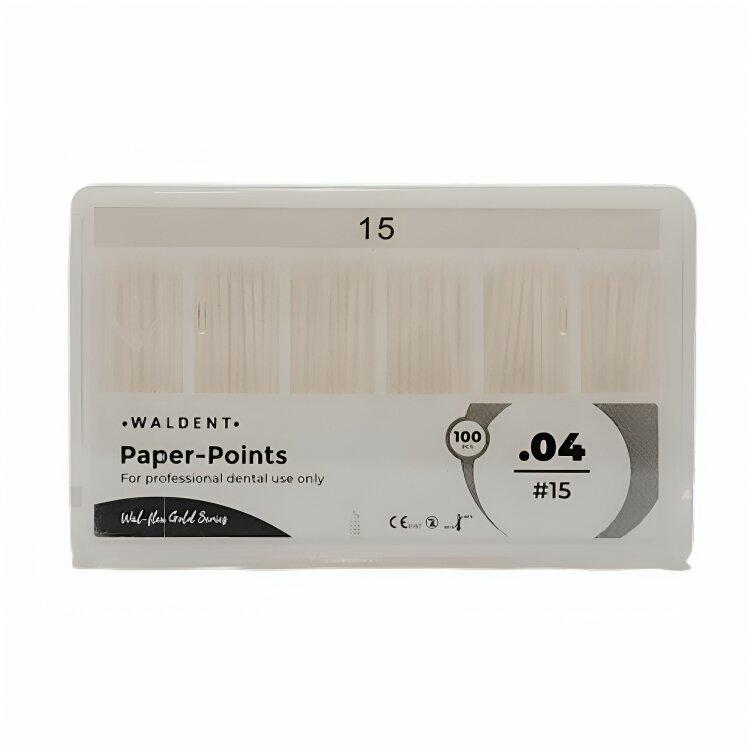 Waldent Paper Points 4% #15
