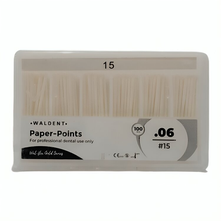 Waldent Paper Points 6% #15
