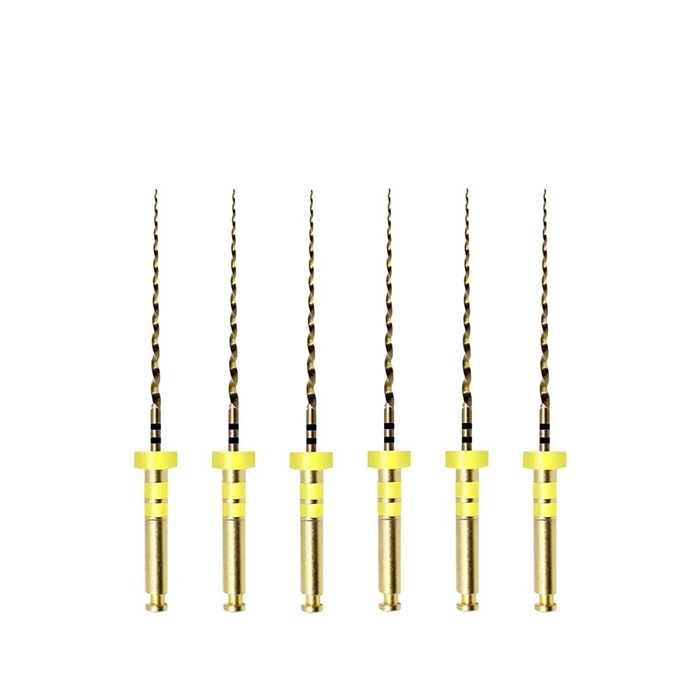 Waldent Wal-flex Gold Rotary Files 21mm