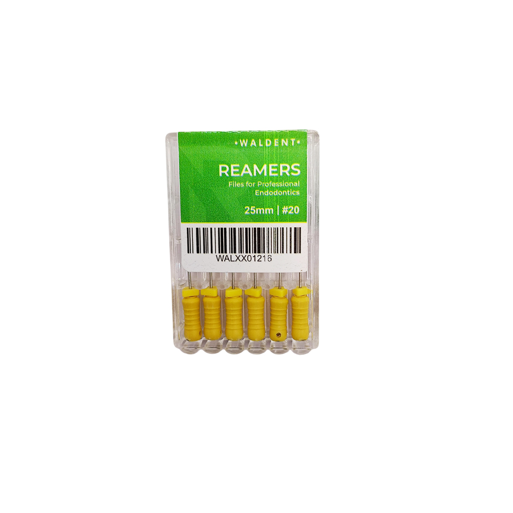 Waldent Reamers 25mm # 20 (Pack of 6)