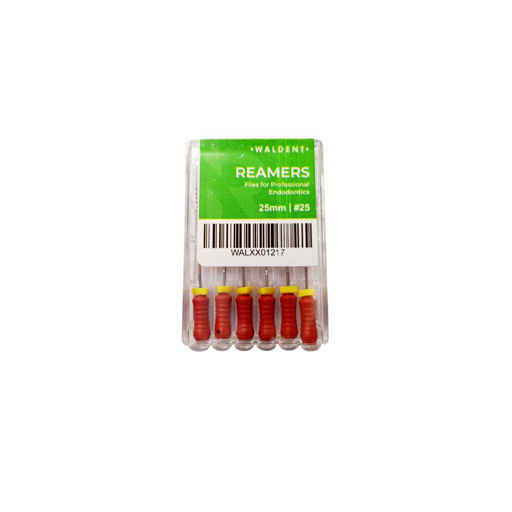 Waldent Reamers 25mm # 25 (Pack of 6)