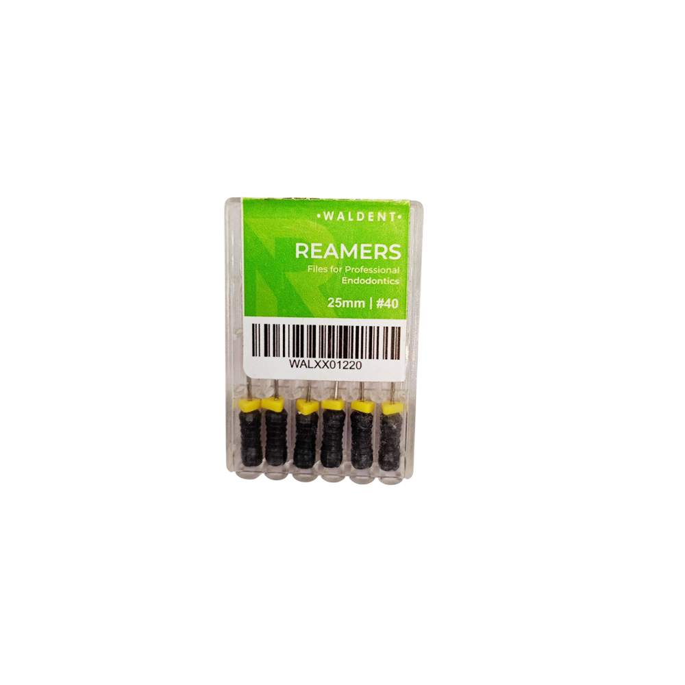 Waldent Reamers 25mm # 40 (Pack of 6)