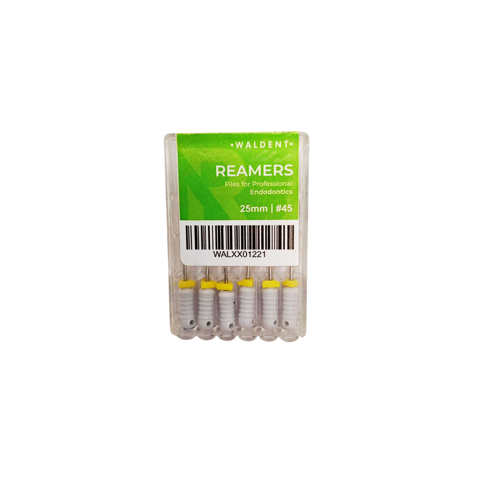 Waldent Reamers 25mm # 45 (Pack of 6)