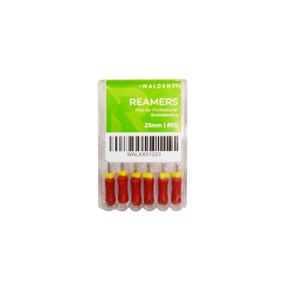 Waldent Reamers 25mm # 55 (Pack of 6)