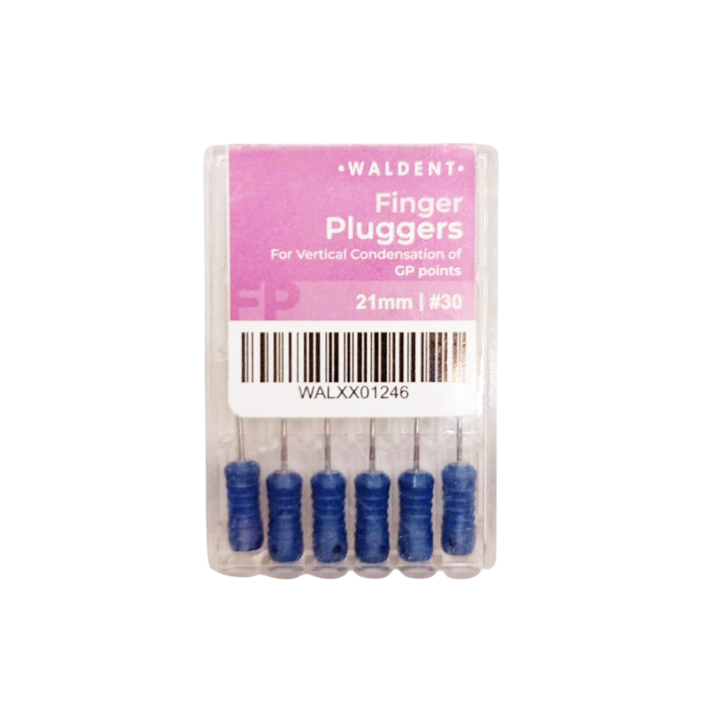 Waldent Finger Pluggers 21mm # 30 (Pack of 6)