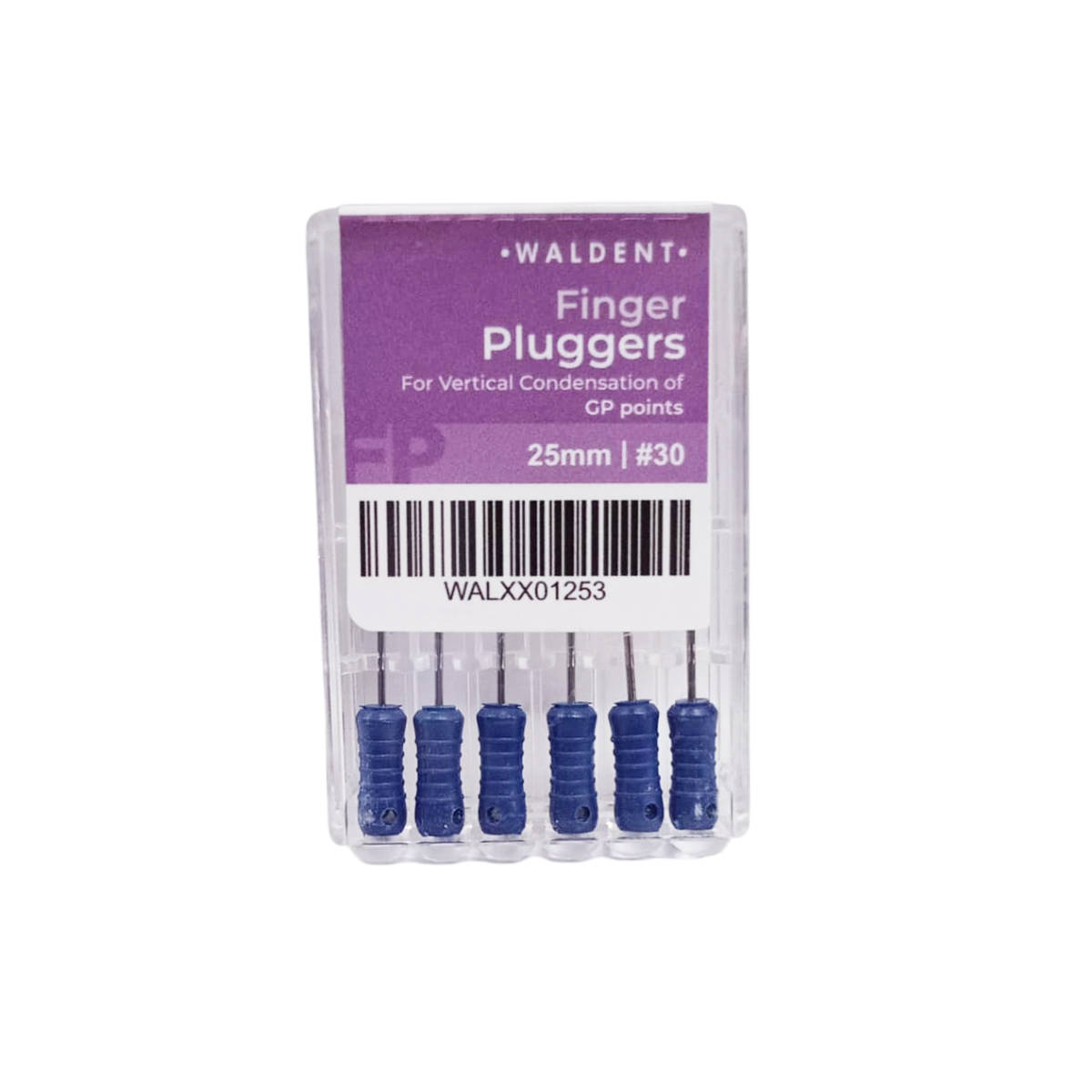 Waldent Finger Pluggers 25mm # 30 (Pack of 6)