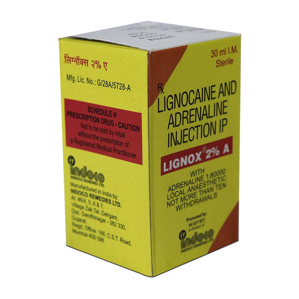 Indoco Warren Lignox Lignocaine 2% (Pack Of 10)
