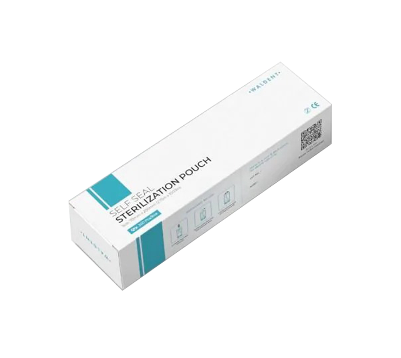 Waldent Self-Seal Sterilization Pouch - Small (70x260mm) - For Explorers & Probes