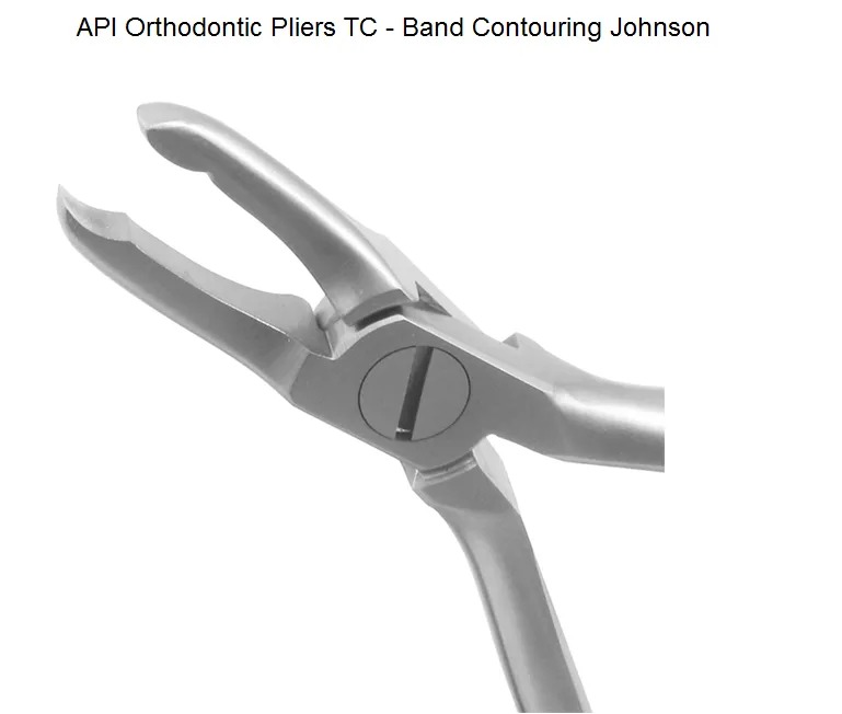 API Orthodontic Pliers TC - Band Contouring Johnson