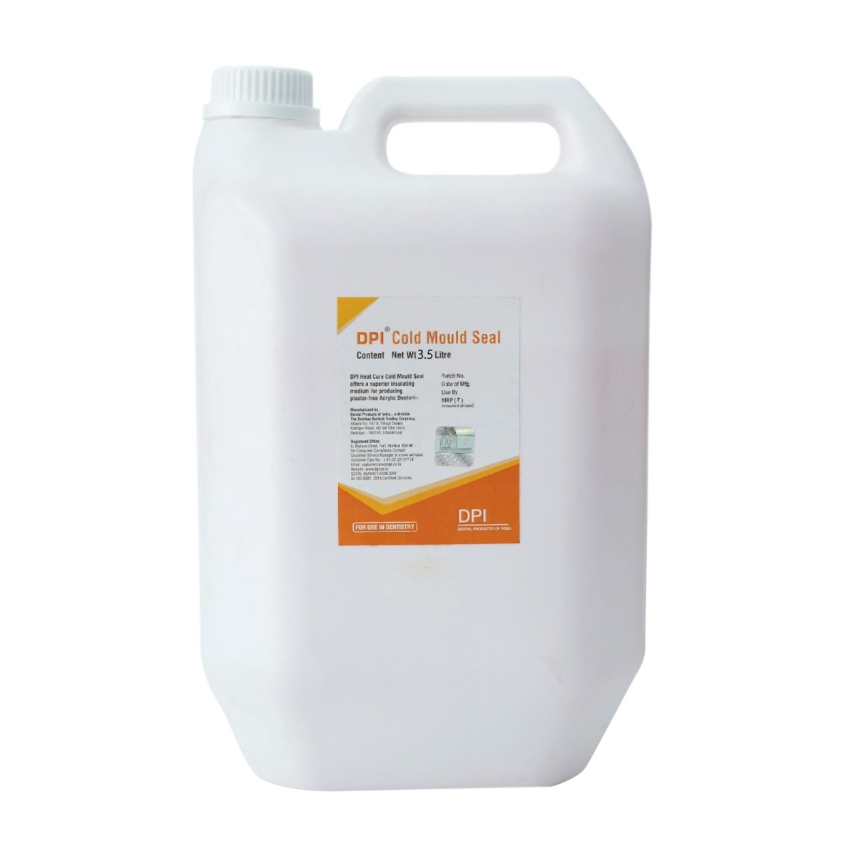 Dpi Heat Cure Cold Mould Seal 3.5 Ltr Jar