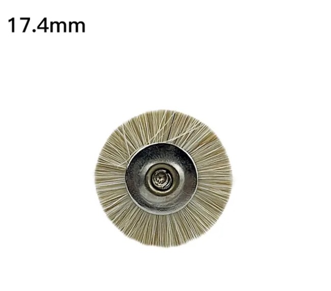 Jinguang White Denture Polishing Wool Brush HP - 17.4mm