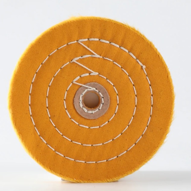 Jinguang Denture Polishing Buffing Wheel - Yellow (6" x 50Ply)