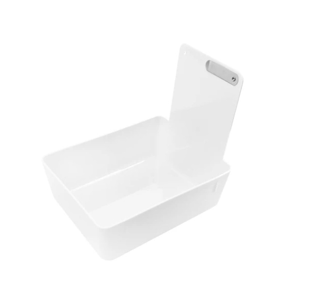 Jinguang Storage Box With Clip - White