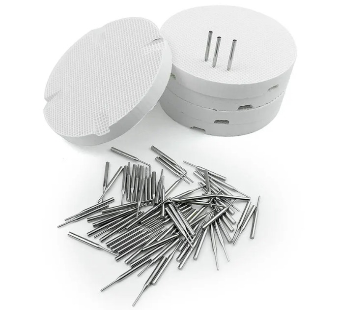 Jinguang Porcelain Furnance Honeycomb Firing Tray For Metal Pins - 80mm