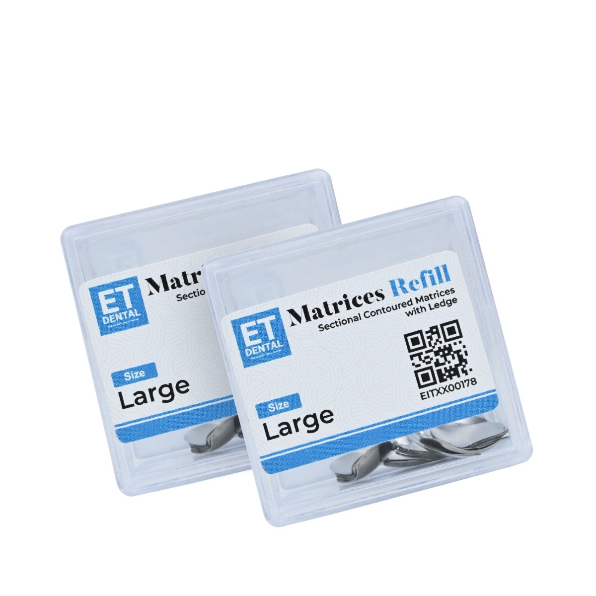 ET Dental Sectional Contoured Matrices Refill Large With Ledge