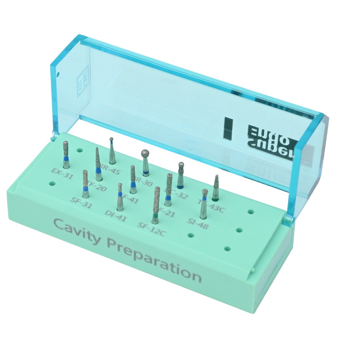 SuperEndo Cavity Preparation Burs Kit (FG Shank - For High-Speed Handpiece Only)