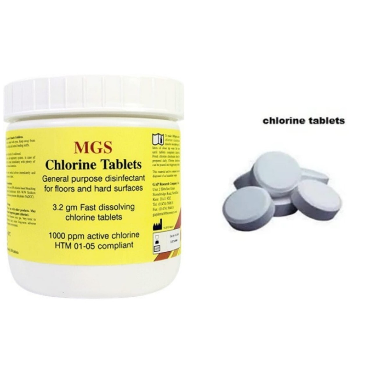 MGS Chlorine Tablets (200 Tablets)