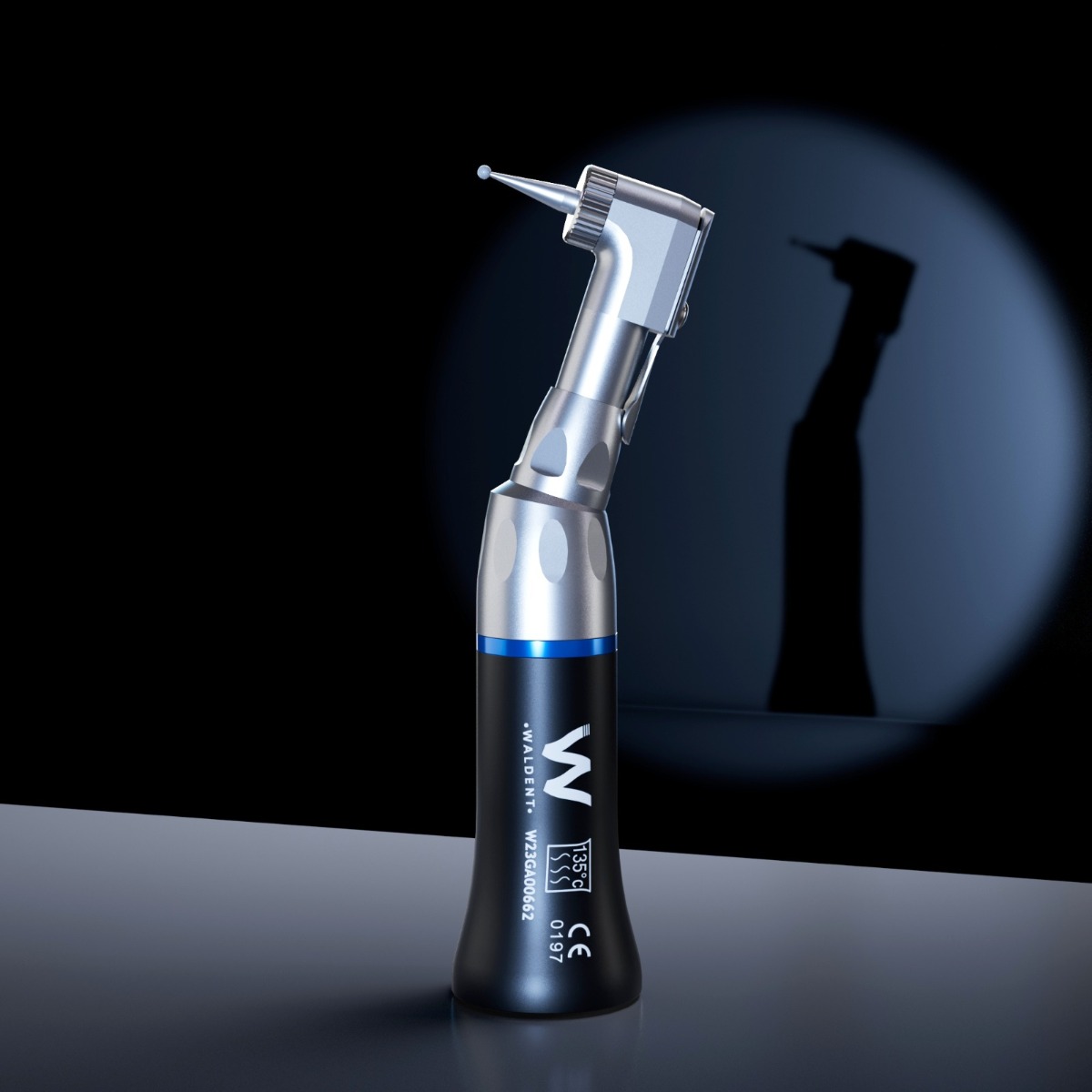 Waldent Contra-angle Handpiece Special Edition - Black (W-142)