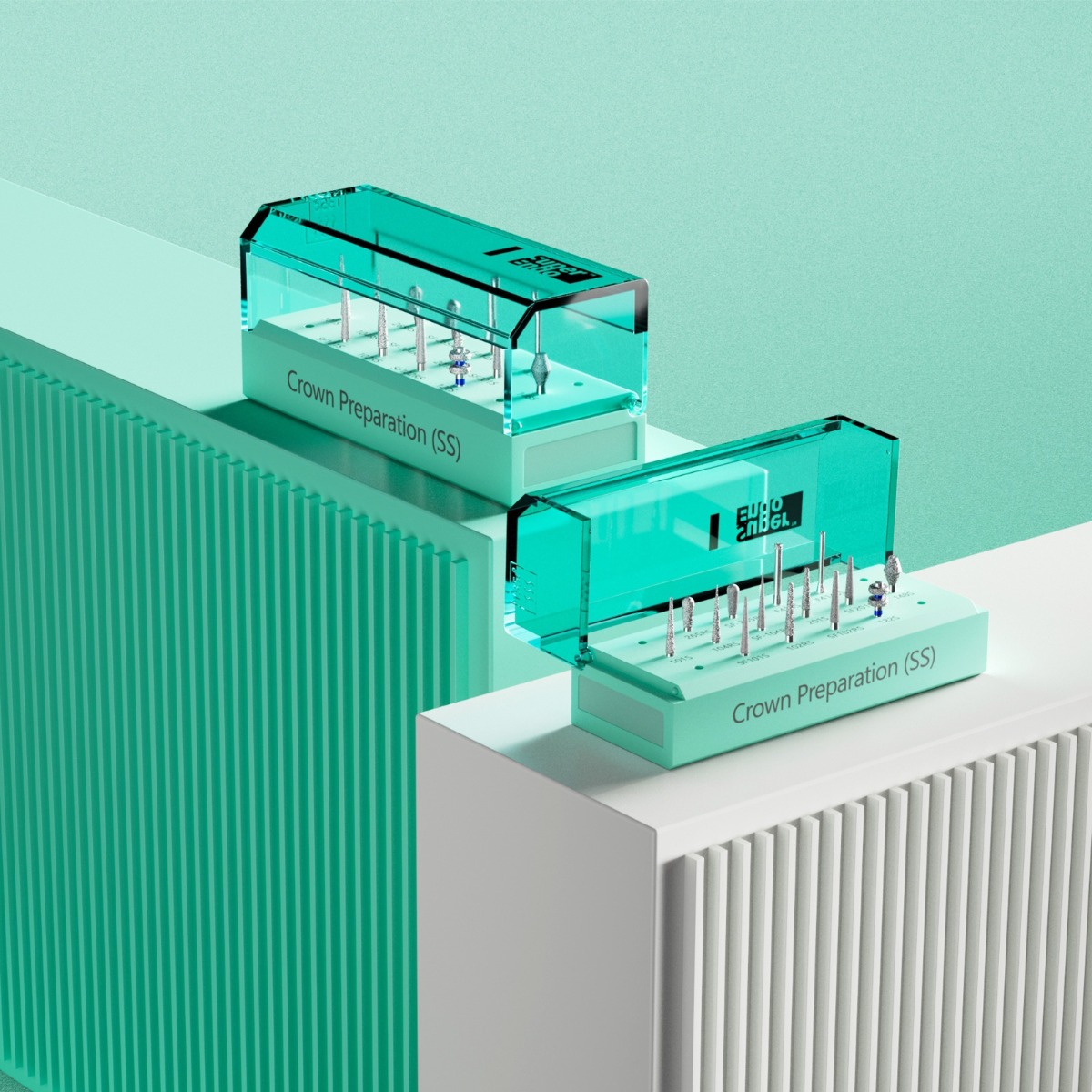 Superendo Cavity Preparation Short Shank Diamond Bur Kit