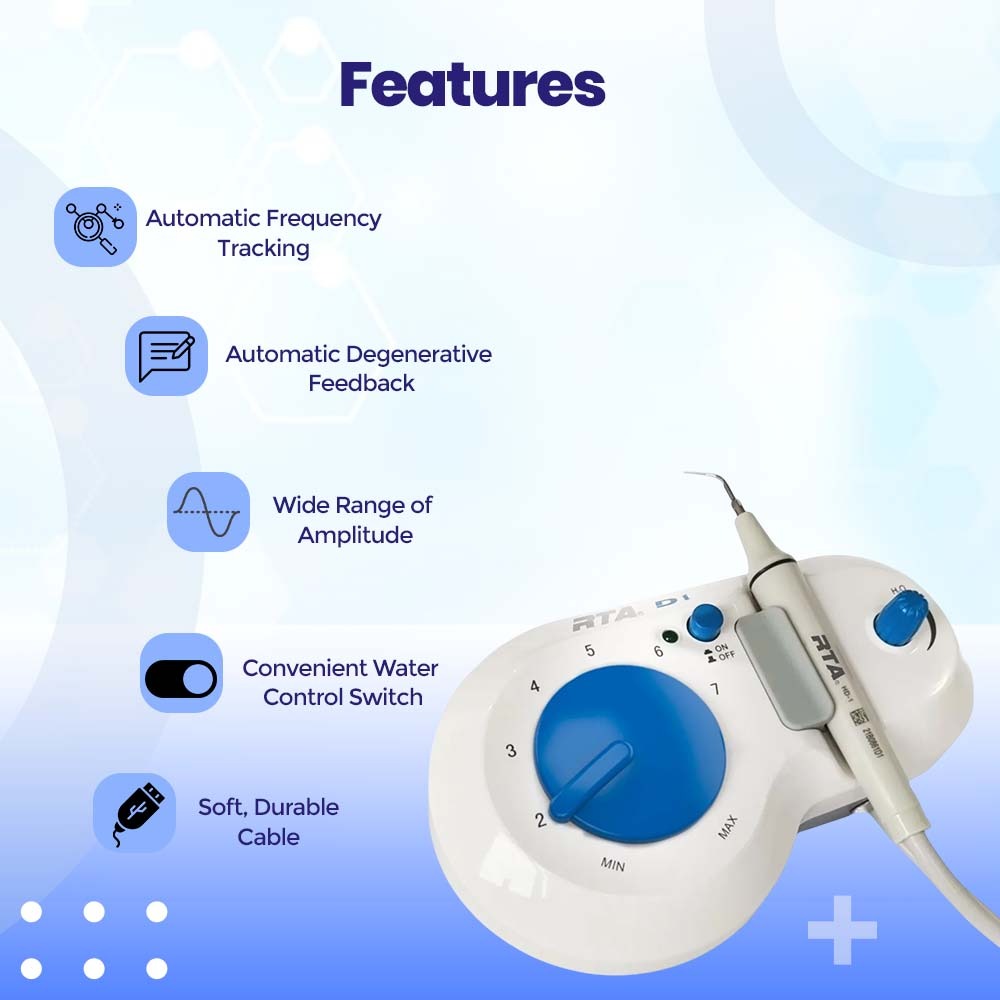 Woodpecker RTA D1 Ultrasonic Scaler Blue