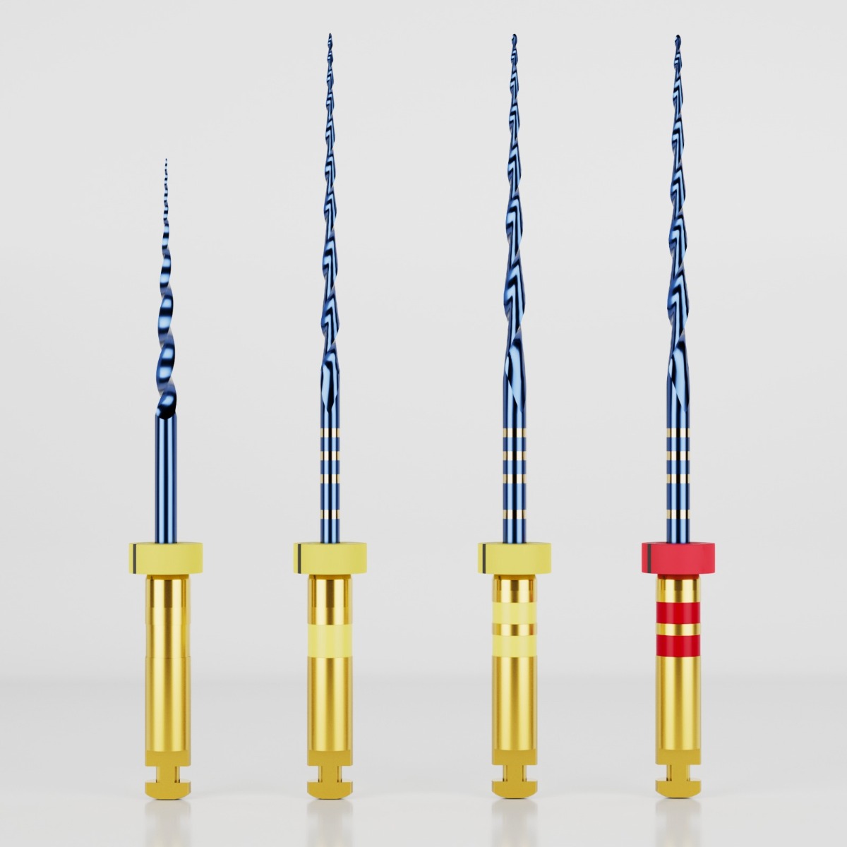 Waldent Wal-flex S- Blue Rotary Files 25mm