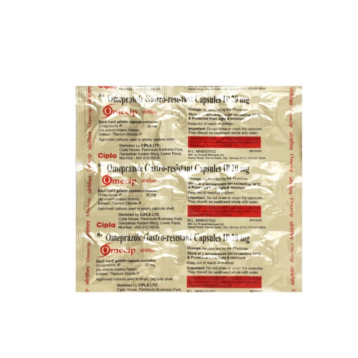 Cipla Omecip