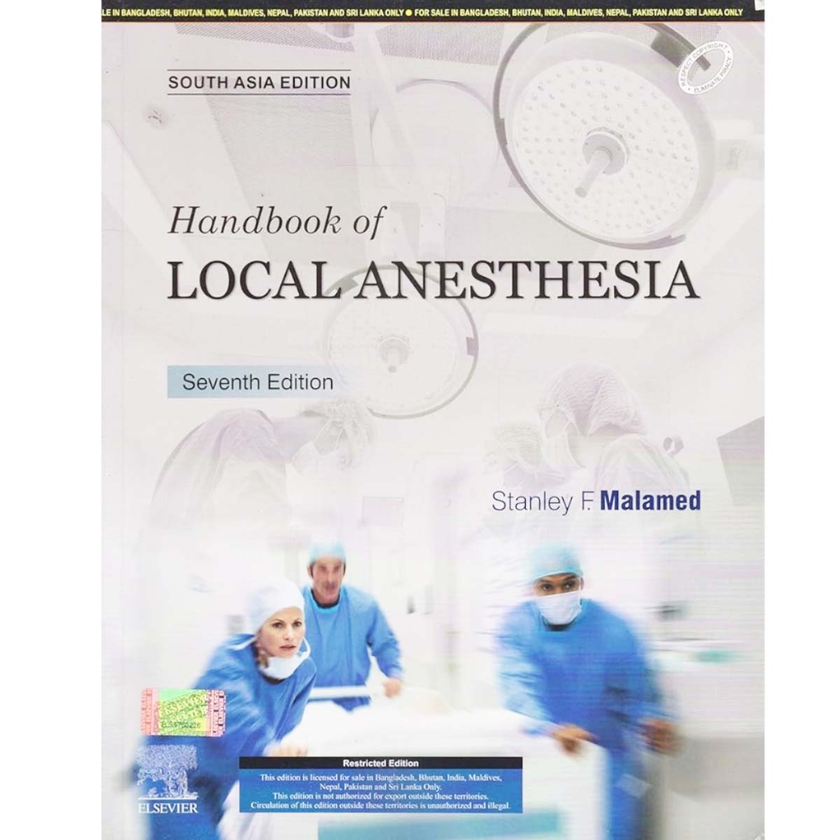 Handbook Of Local Anesthesia 7th South Asia Edition (ISBN - 257142)