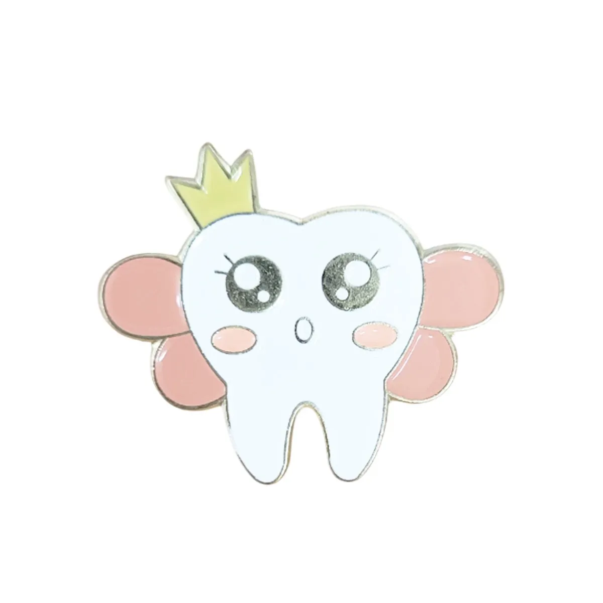 iDentical Tooth With Wings Shape Brooch - Pack of 1 (ZYR-7362)