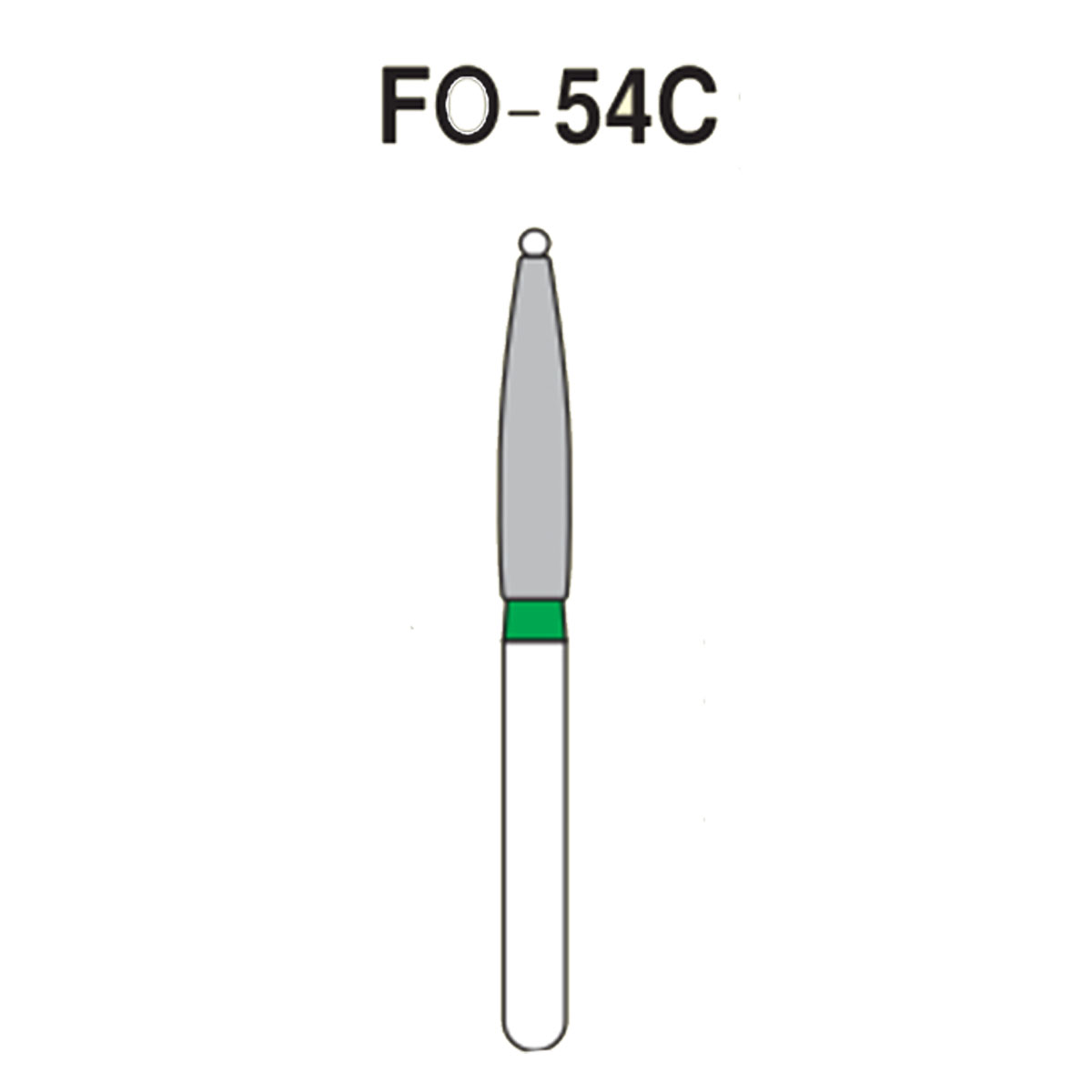 NewDiamond Flame Ogival Diamond Bur FO-54C (Pack Of 3)