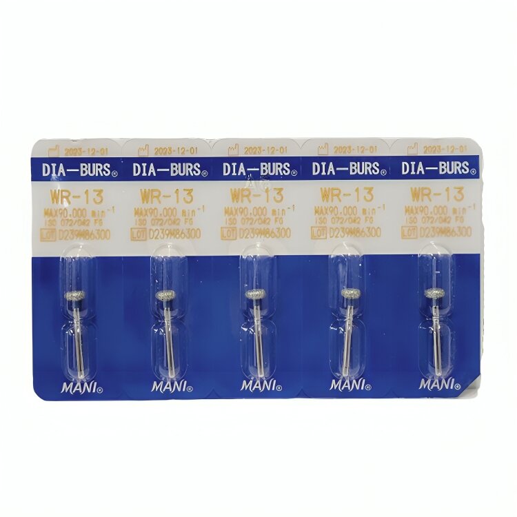 Mani Diamond Airotor Burs - WR 13