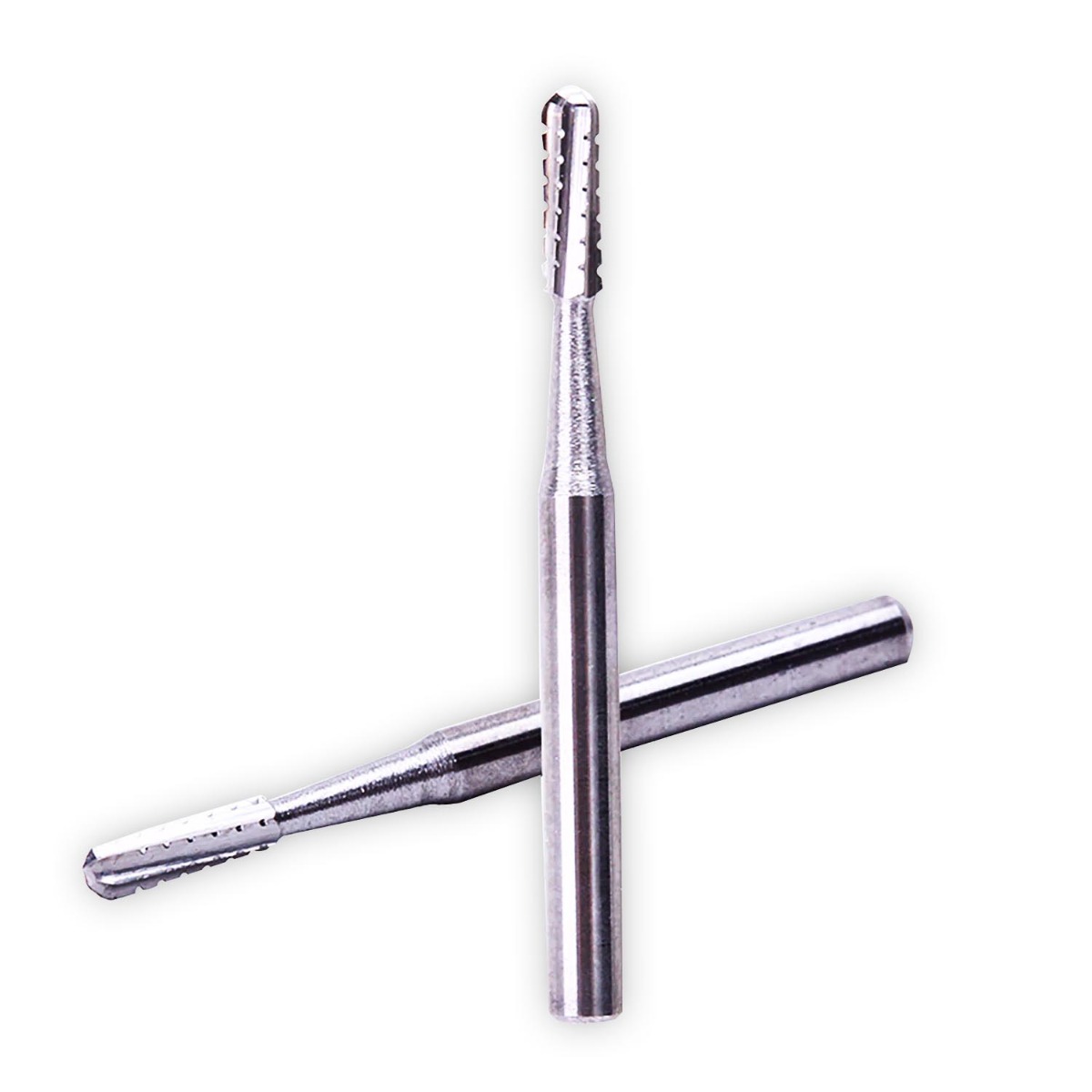 NewDiamond Cross-Cut Round End Straight Airotor Carbide Bur FG-1558 (Pack of 5)