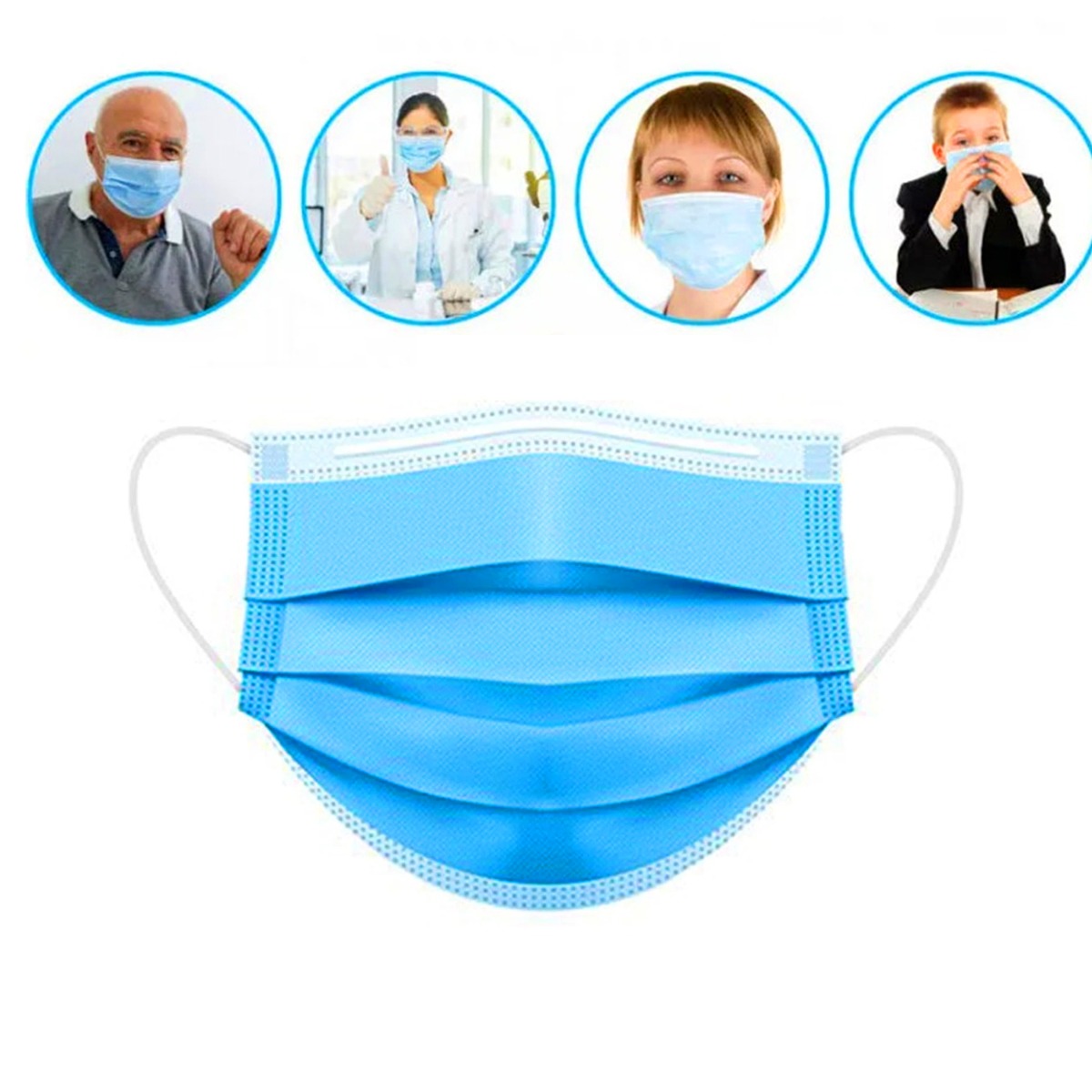 ET Dental 3 Ply Disposable Facemask (Pk of 50)    